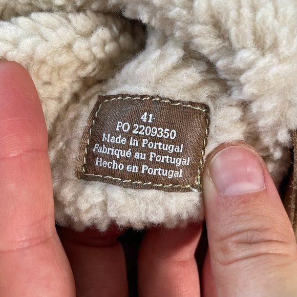 Free People Vegan Blake Heeled Tall Boots faux leather Sherpa shearling boho 41 - Picture 5 of 15